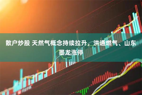 散户炒股 天然气概念持续拉升，洪通燃气、山东墨龙涨停